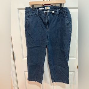 Talbots Women’s Tailored Fit Stretch Jeans - size 16W - 98% cotton, 2% spandex